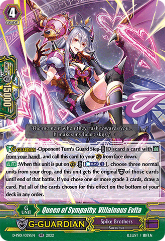 Queen of Sympathy, Villainous Evita - D-PS01/039EN