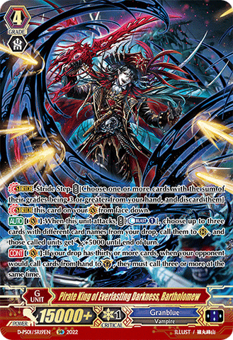 Pirate King of Everlasting Darkness, Bartholomew (SR) - D-PS01/SR19EN