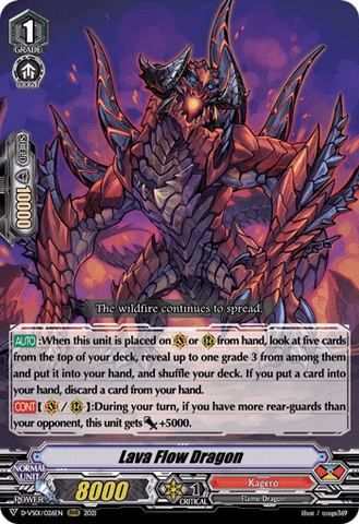 Lava Flow Dragon - D-VS01/026EN